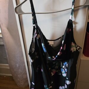 Ava & Viv Black Floral Dress